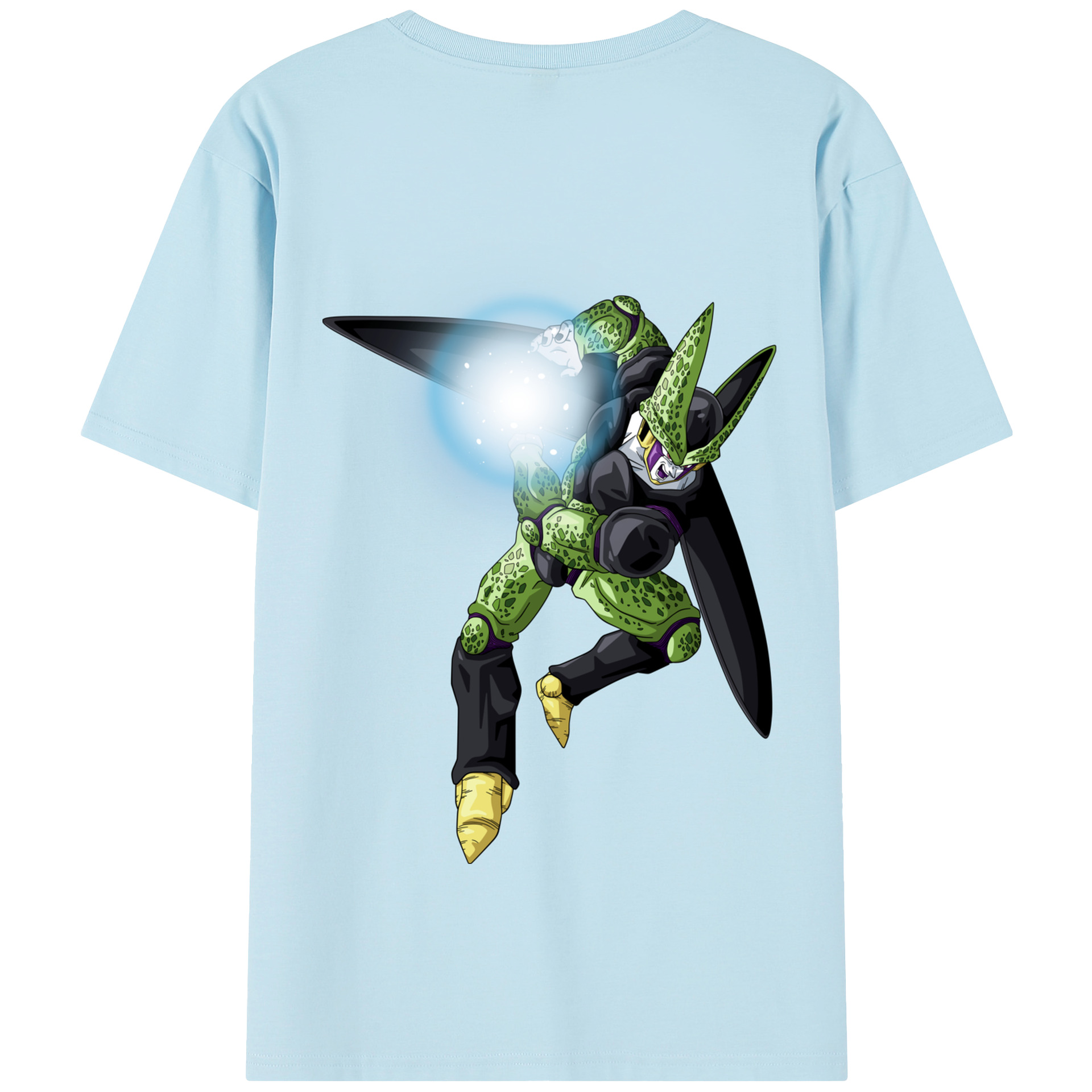 （画像用） ドラゴンボール セル DRAGON BALL Cell 綿100％半袖Tシャツ（背面プリント）